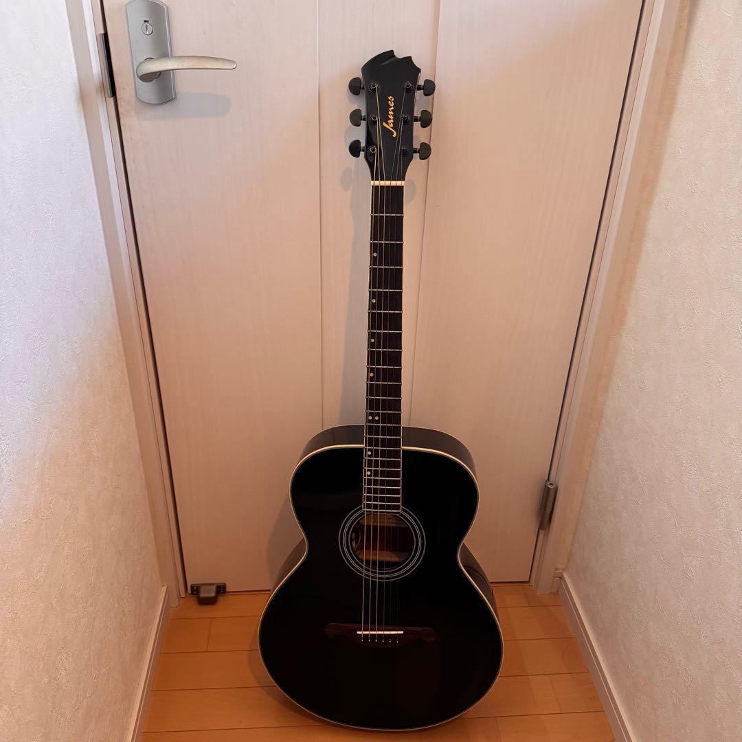 James ジェームス JF 350BK(ブラック)トップ単板！エレアコ仕様！