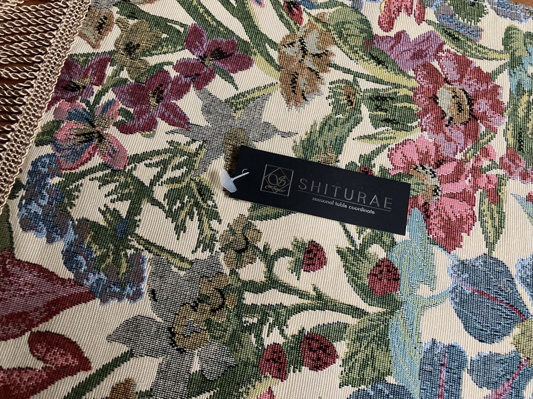 テーブルセンター　2点セット　ブルーミング中西　日本製