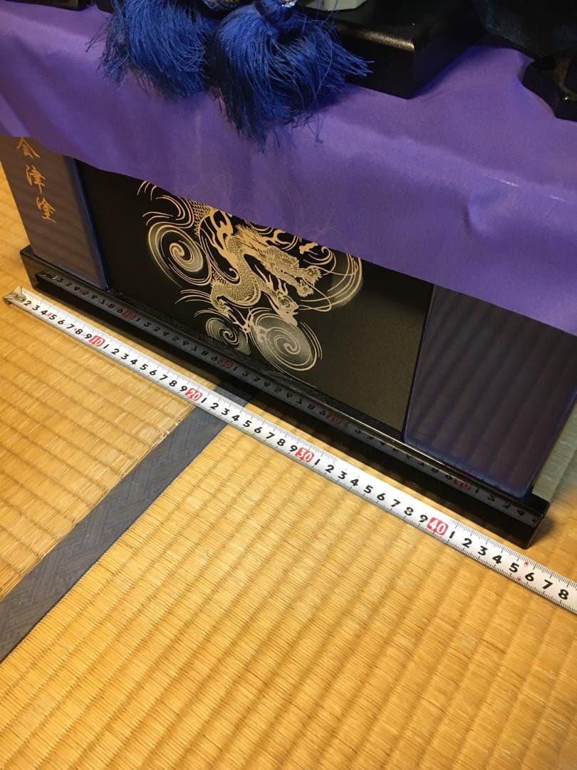 五月人形 武将兜 青・黒・金