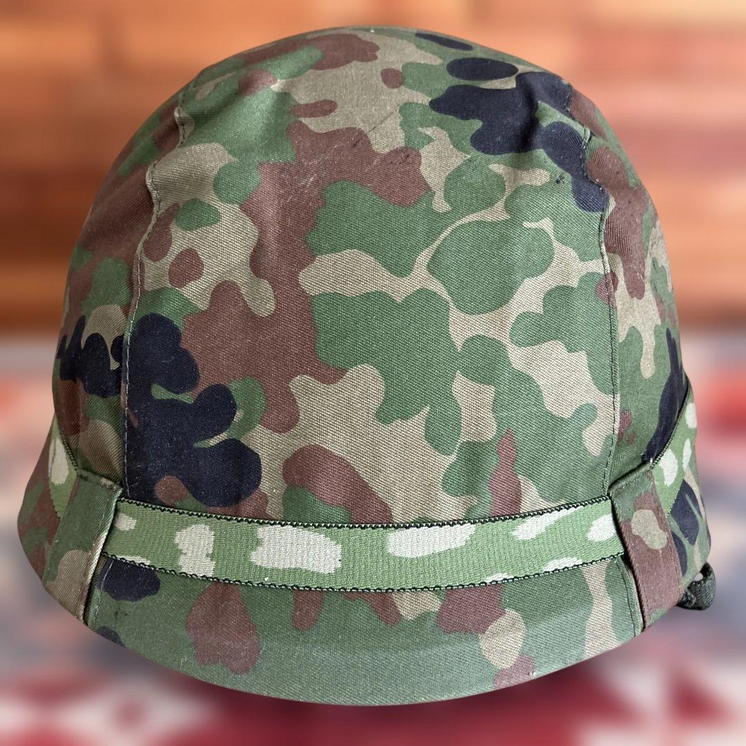 陸上自衛隊　88式　鉄ヘルメット　迷彩カバー　レプリカ