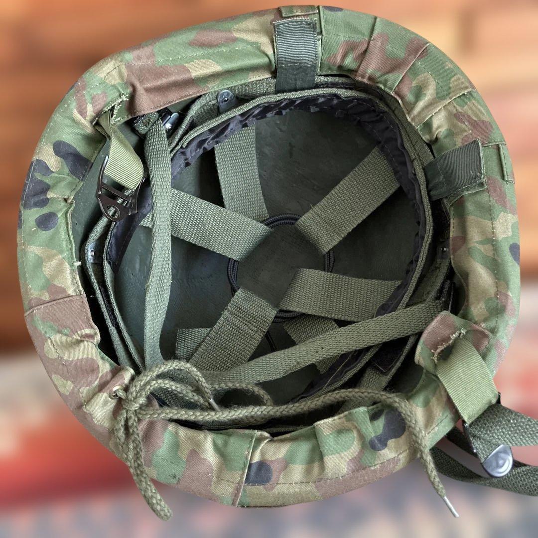 陸上自衛隊　88式　鉄ヘルメット　迷彩カバー　レプリカ