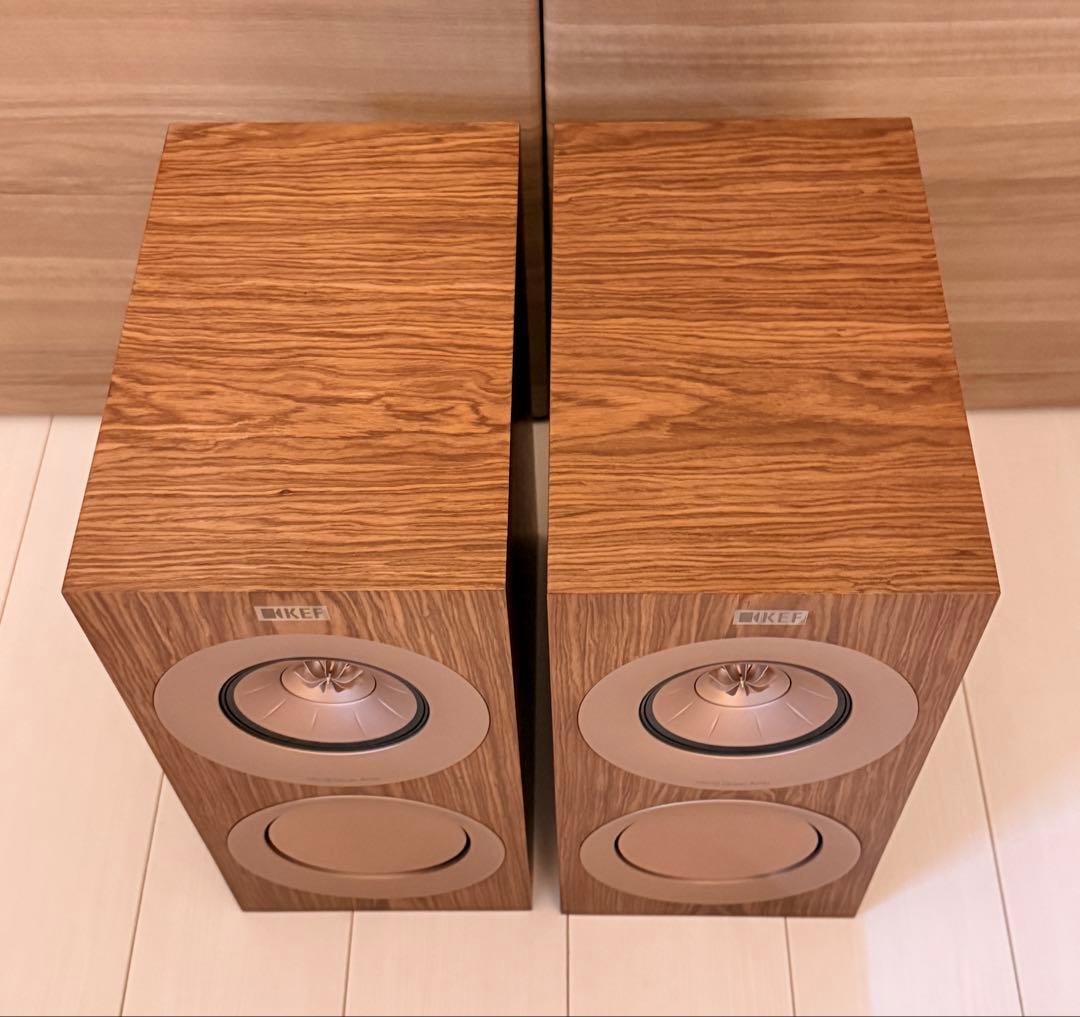 KEF R3  ウォールナット ブックシェルフスピーカー 元箱付
