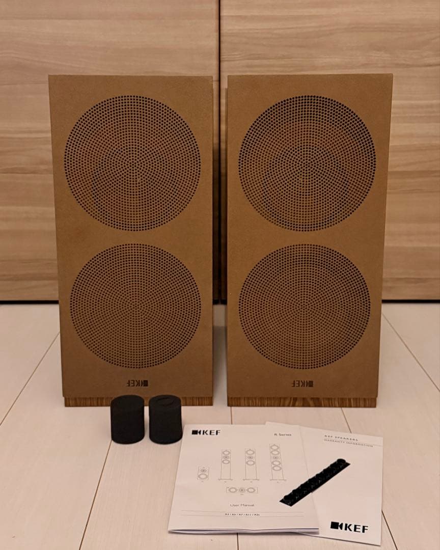 KEF R3  ウォールナット ブックシェルフスピーカー 元箱付