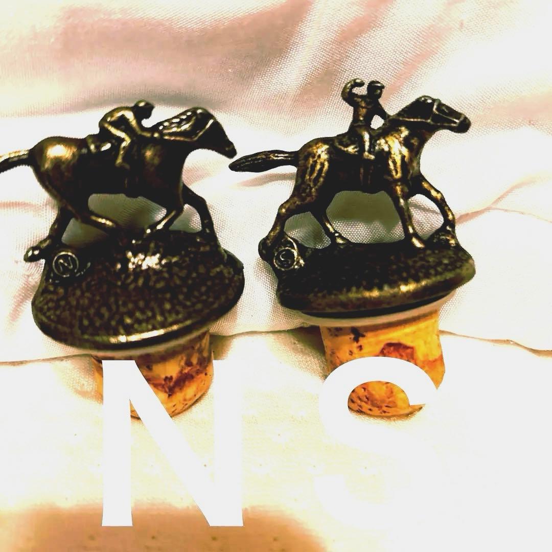 バーボンウイスキー　ブラントンの競走馬付きコルク栓　 全８個セット