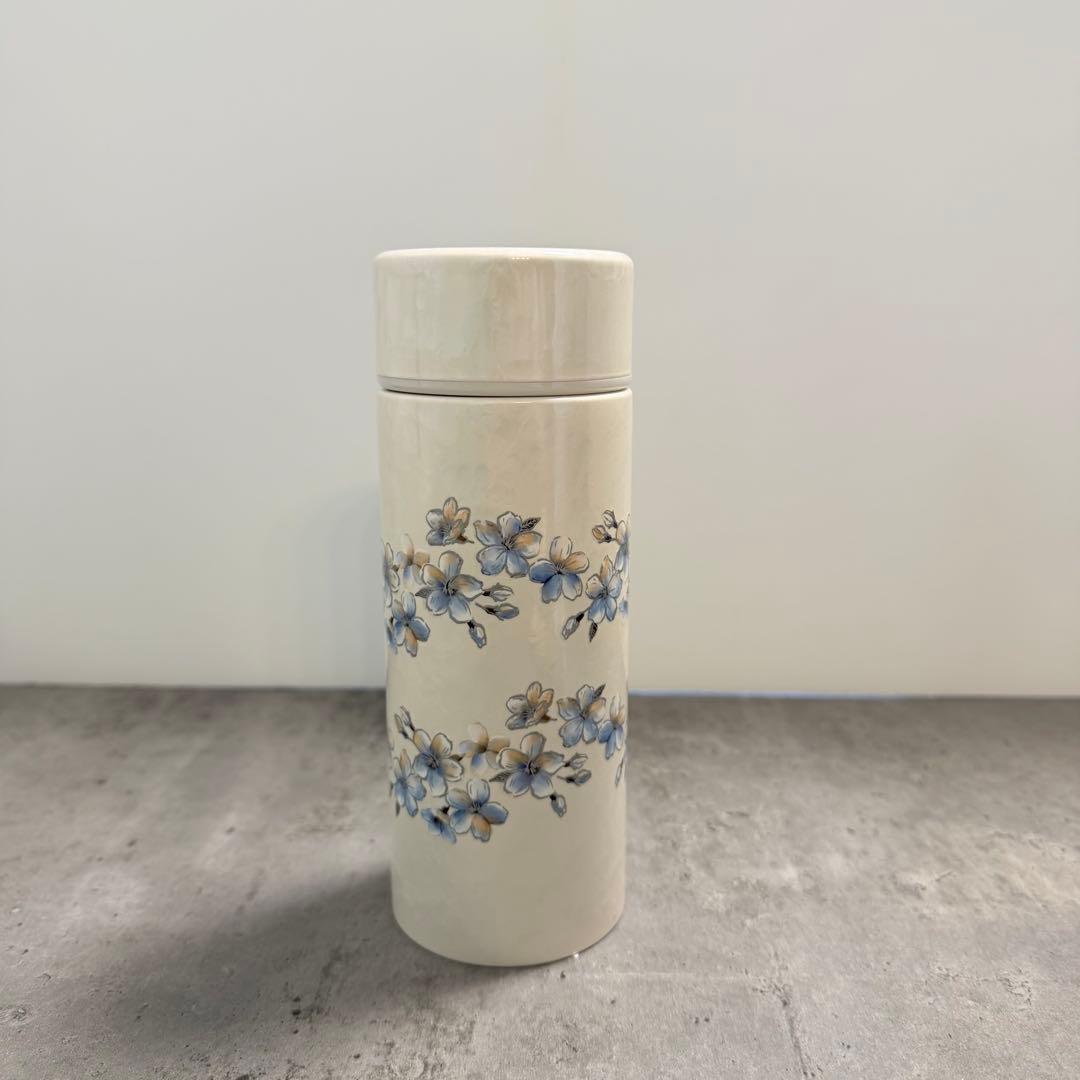 ☆スターバックス2026桜　ステンレスボトルシェルホワイト