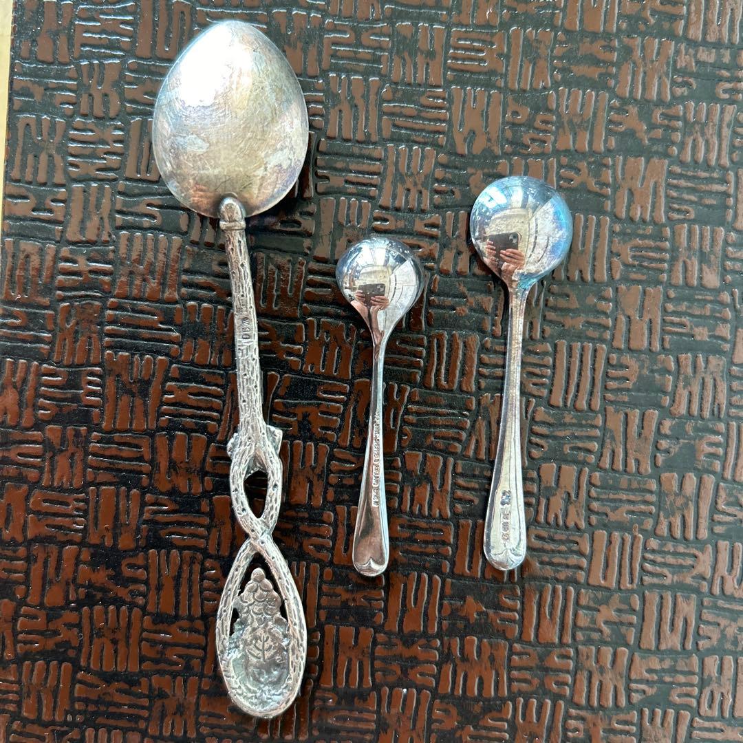 イギリス　アンティーク　スプーン　3本セット