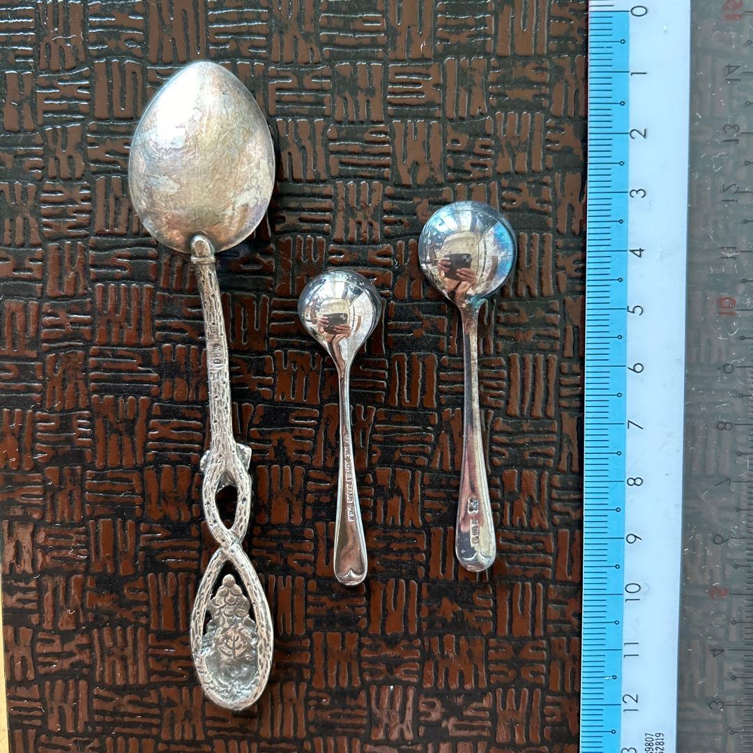 イギリス　アンティーク　スプーン　3本セット