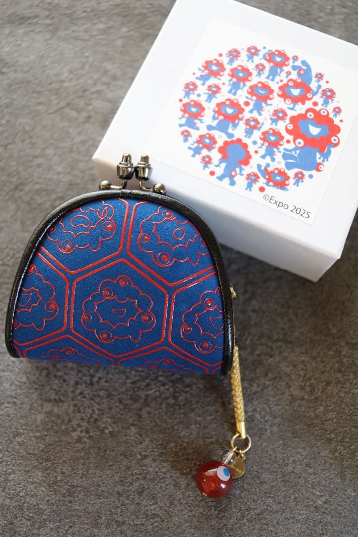 EXPO2025 ミャクミャク 甲州印伝 がまぐち　がま口