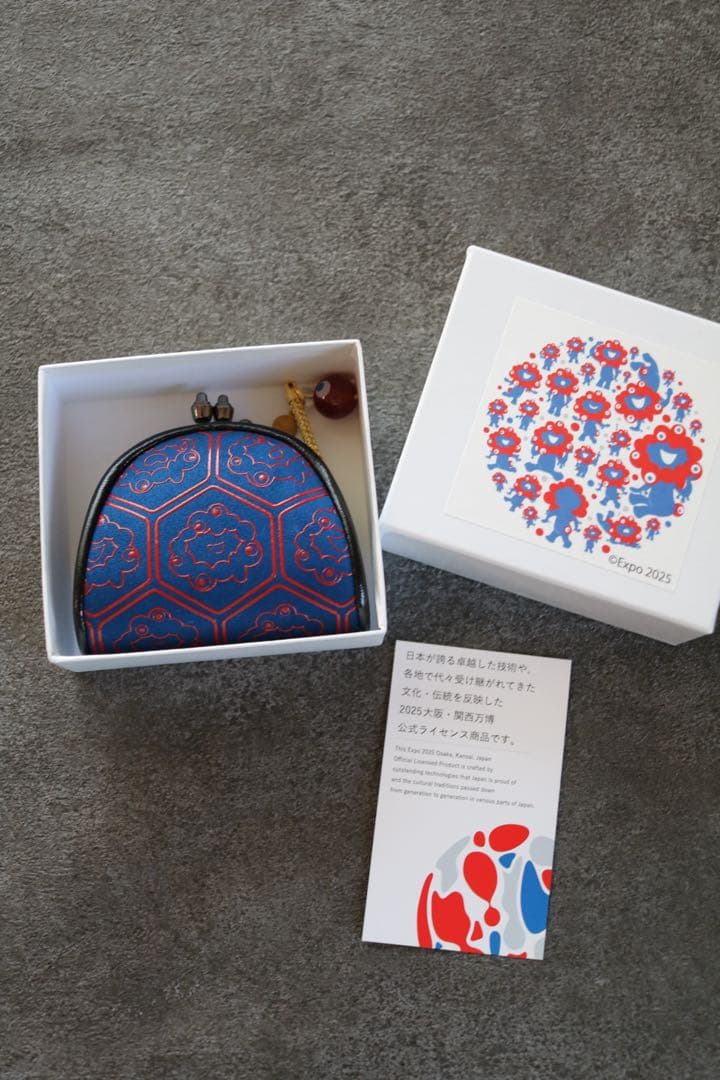 EXPO2025 ミャクミャク 甲州印伝 がまぐち　がま口