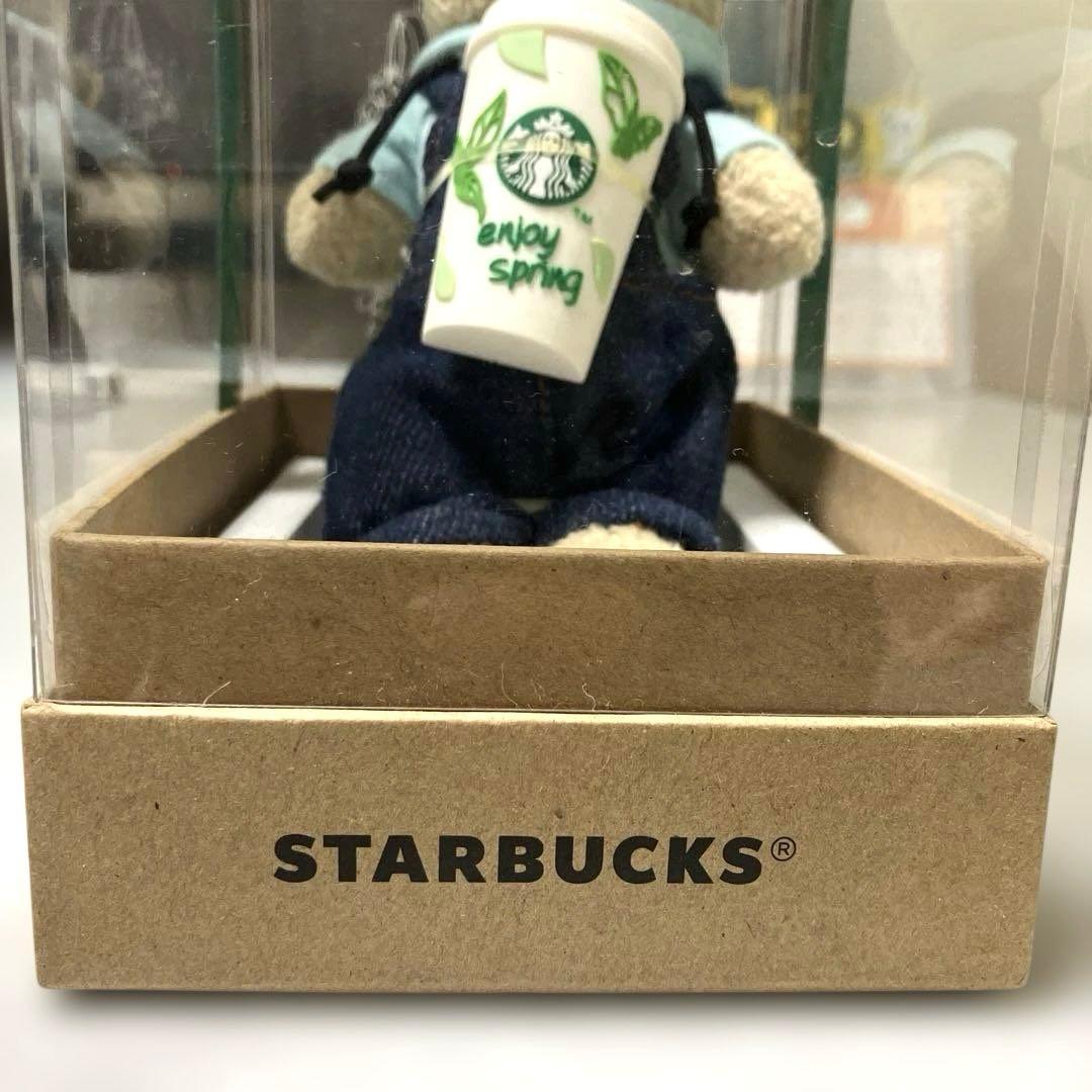 スターバックス⭐︎中国限定⭐︎ホワイトベアリスタぬいぐるみキーホルダー