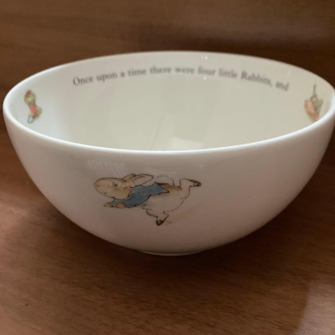 新品ピーターラビット ウェッジウッド 陶器 ボウル どんぶり 丼 サラダボウル