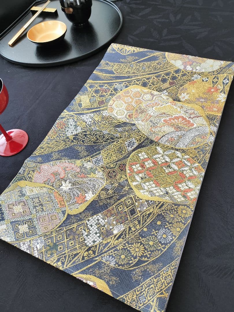 A467★新品‼️お祝い‼️袋帯テーブルランナー2m14cm