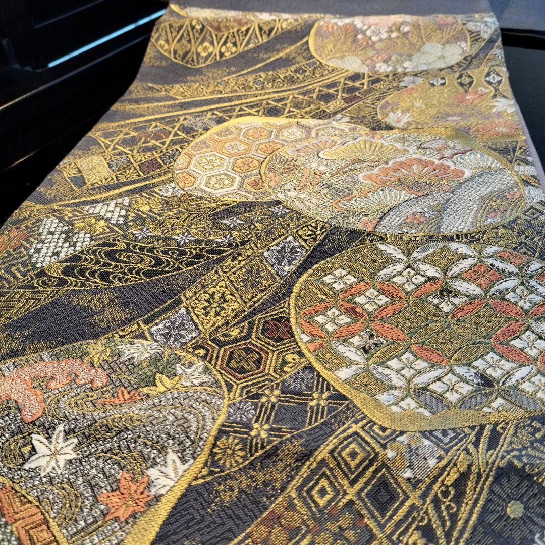 A467★新品‼️お祝い‼️袋帯テーブルランナー2m14cm