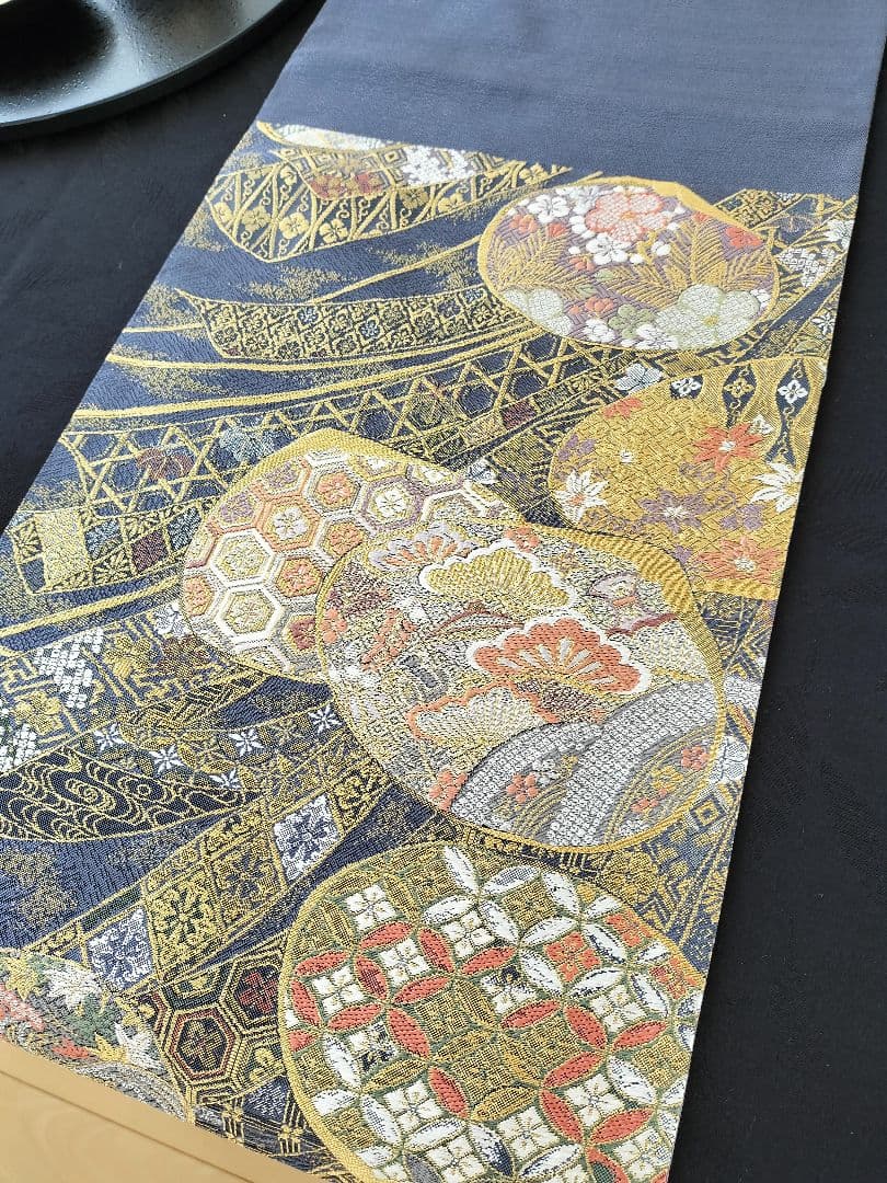 A467★新品‼️お祝い‼️袋帯テーブルランナー2m14cm