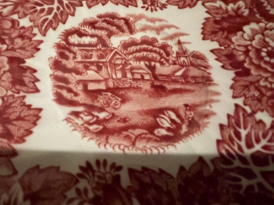 ウッド&サンズ ピンク皿3枚