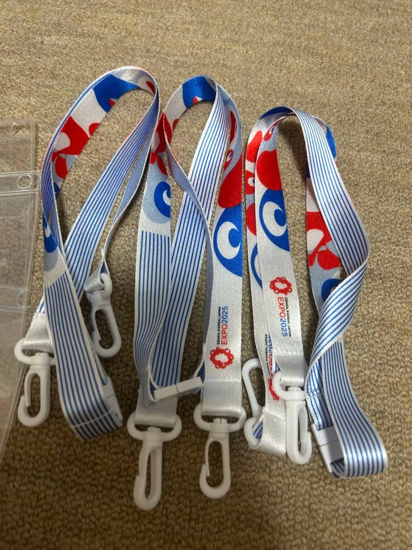 「新品」 スタッフ用ネックストラップ3個セット　大阪関西万博　EXPO2025
