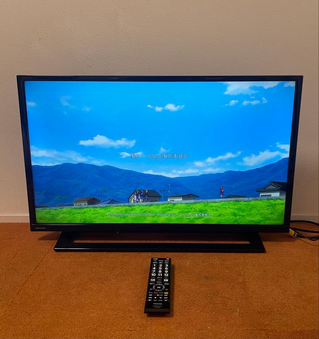 東芝 液晶テレビ 32V型 2018年製 ゲームダイレクトWチューナー付