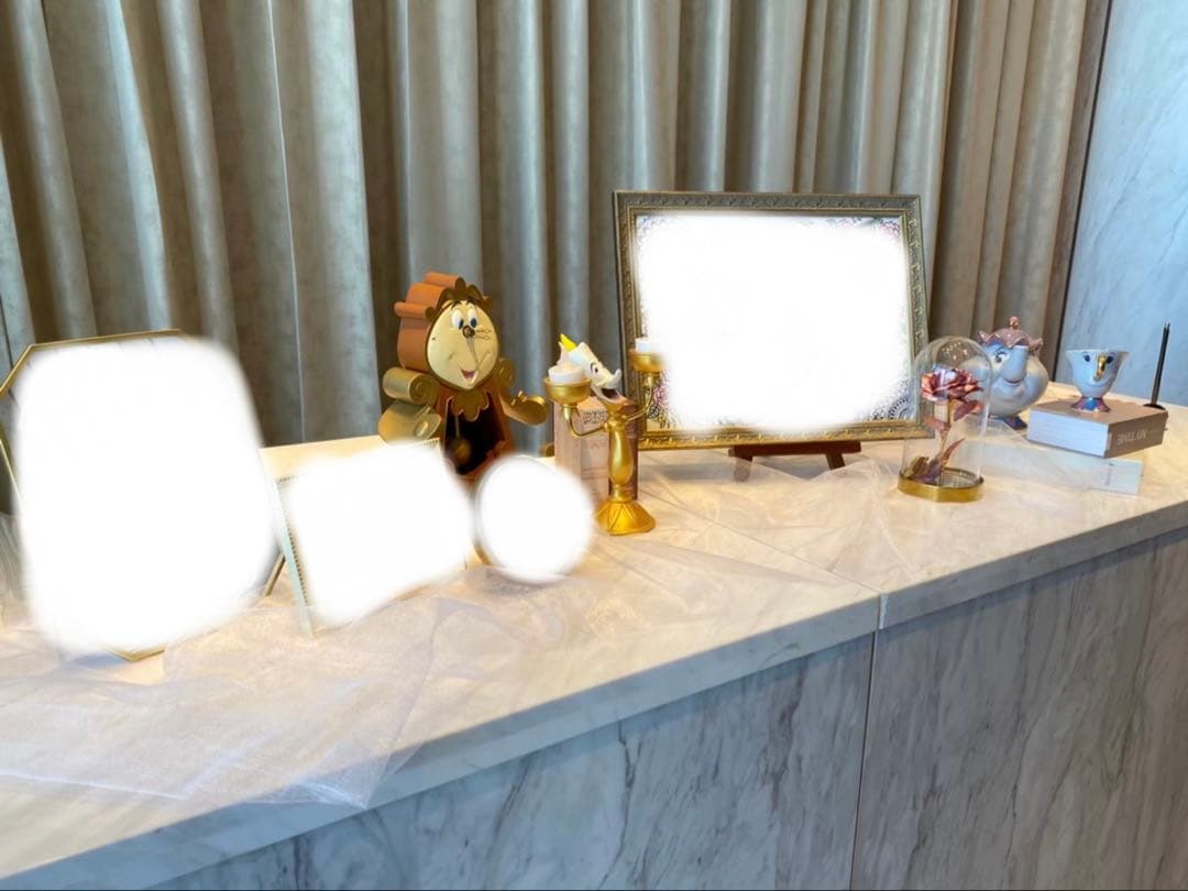 Disney 美女と野獣　結婚式ウェルカムスペース