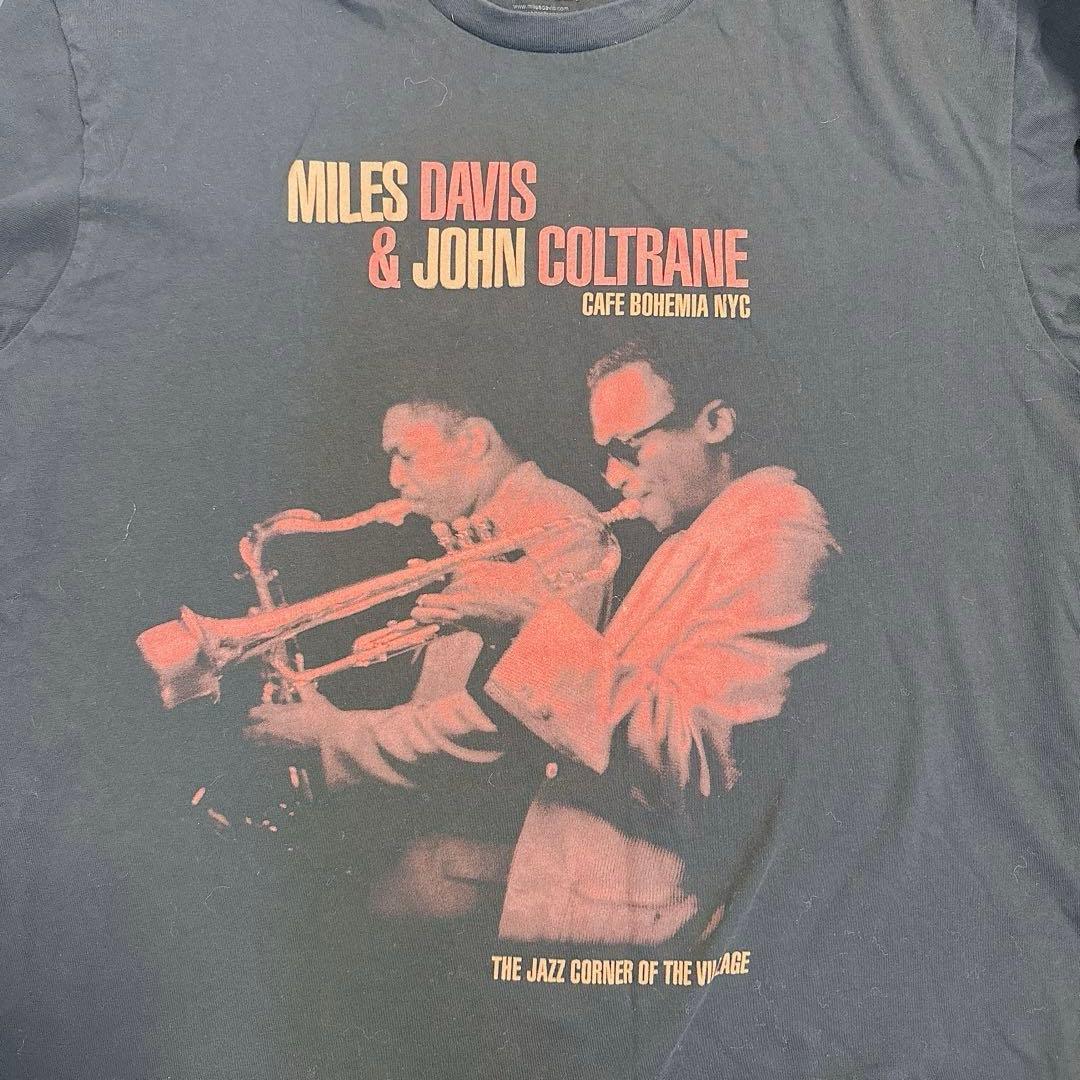 MILES DAVIS & JOHN COLTRANE Tシャツ Lサイズ 黒