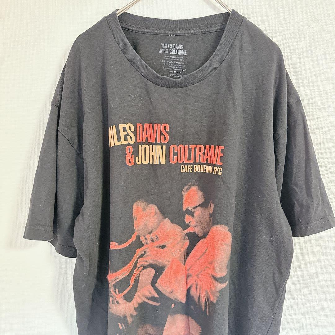 MILES DAVIS & JOHN COLTRANE Tシャツ Lサイズ 黒