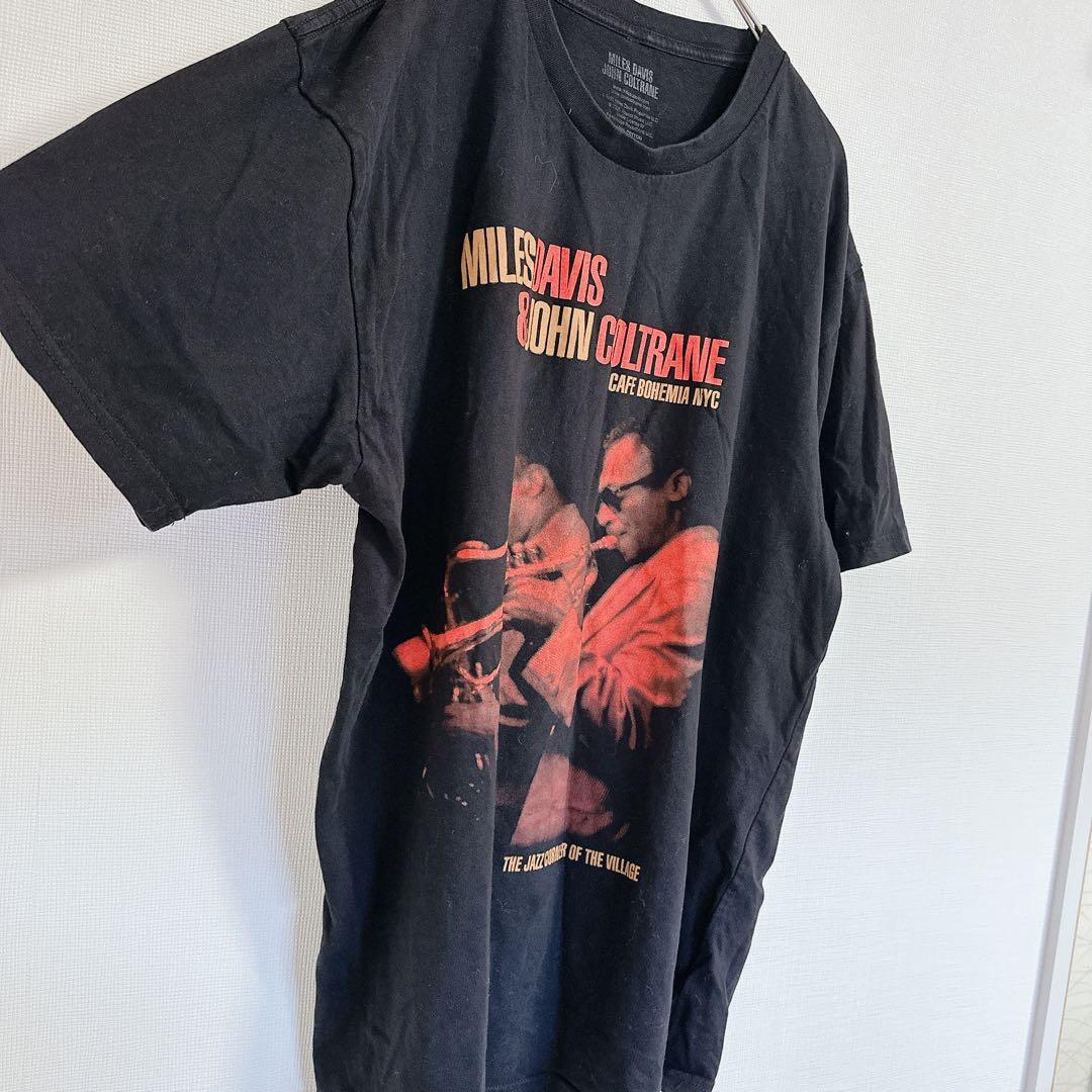 MILES DAVIS & JOHN COLTRANE Tシャツ Lサイズ 黒