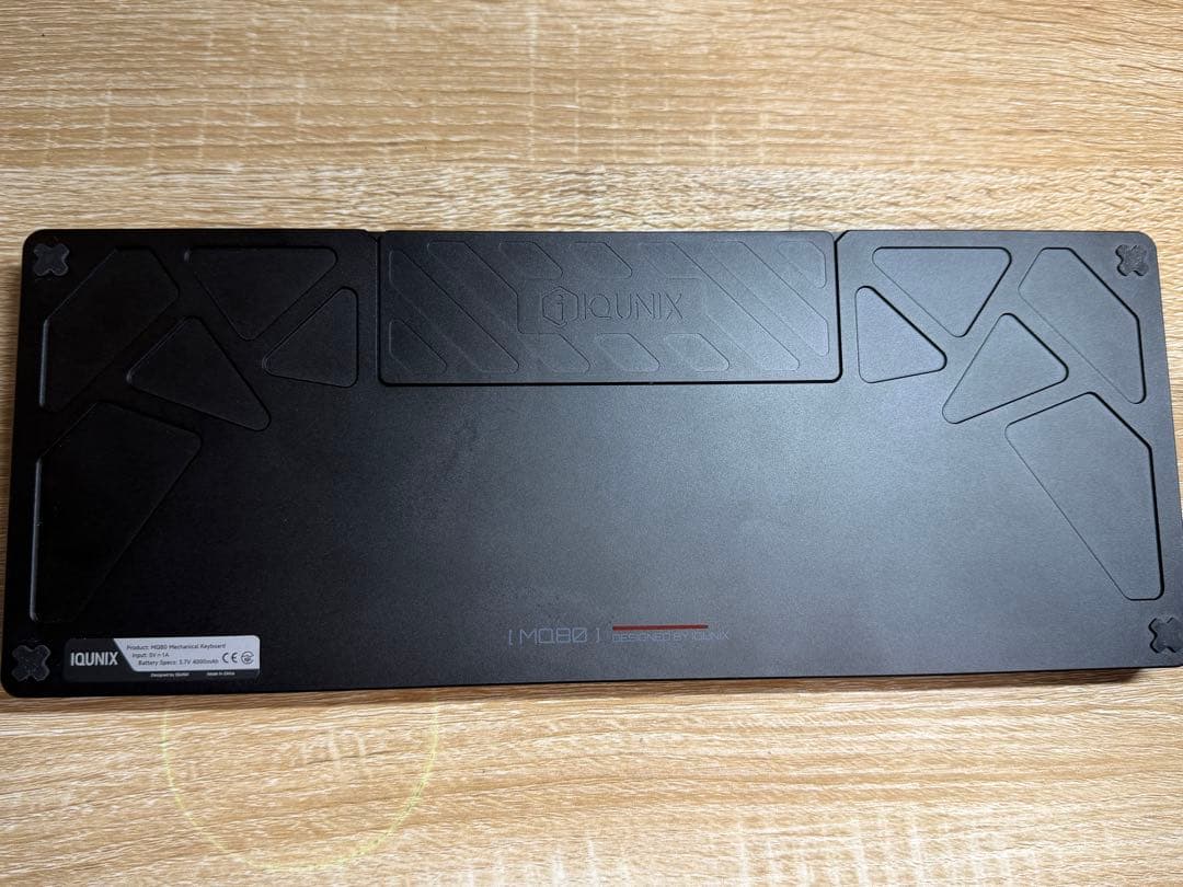 IQUNIX MQ80 Black ロープロファイルキーボード　フルセット