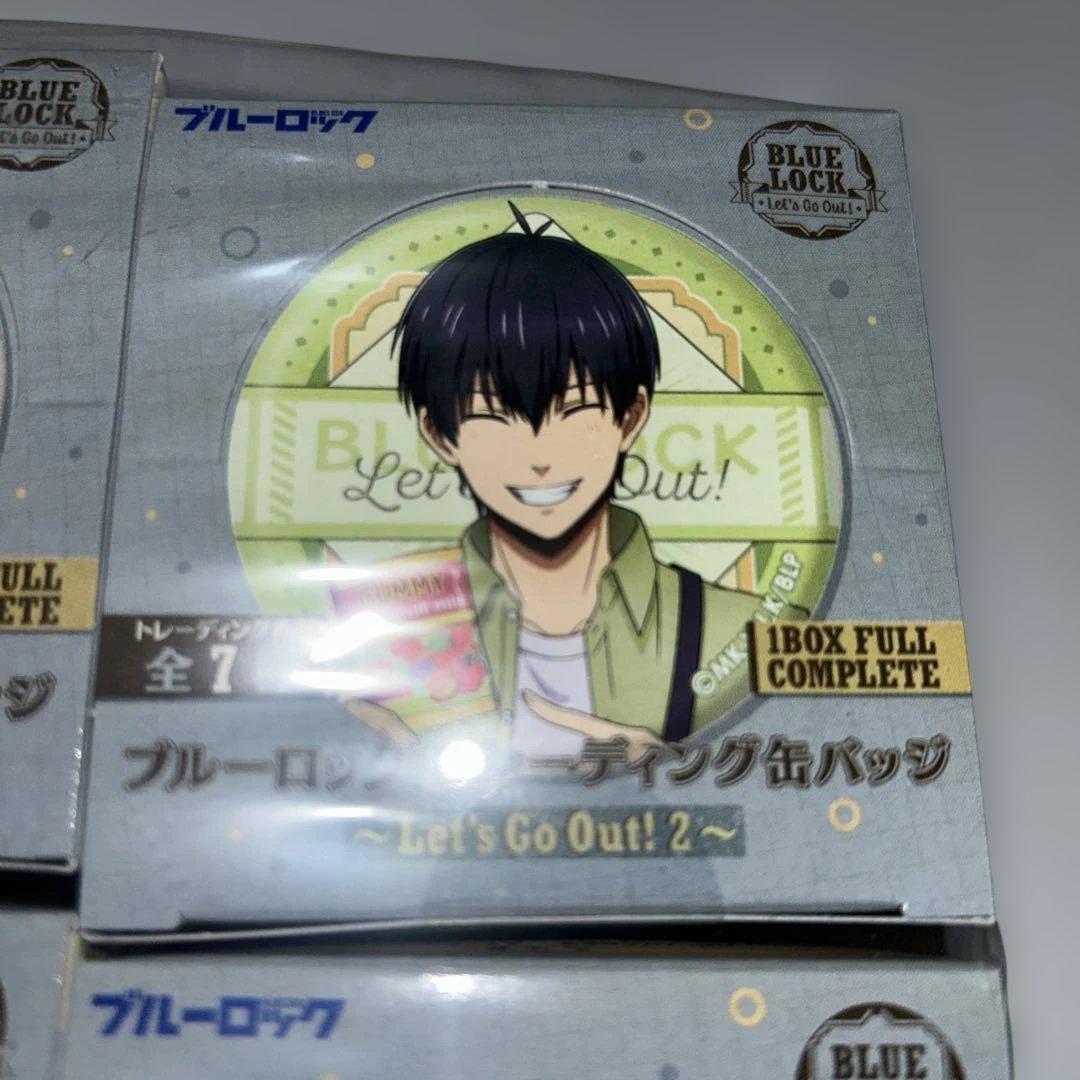 【未開封】ブルーロック 缶バッジ Let's Go Out! 2 凪特典付 8箱
