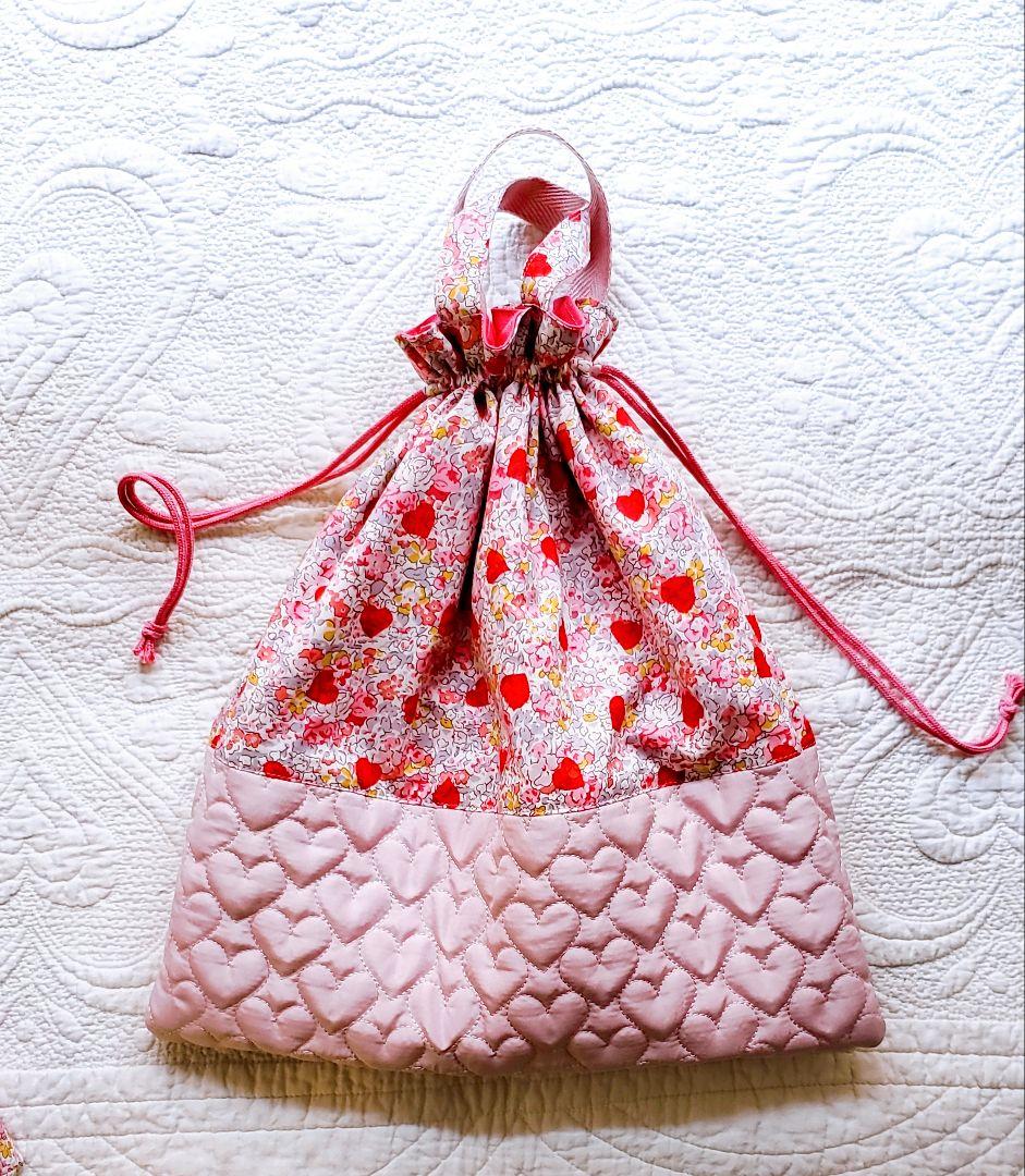 ★*☆.*様★LIBERTY入園入学３点　バッグ　体操服袋　クレアオードハート