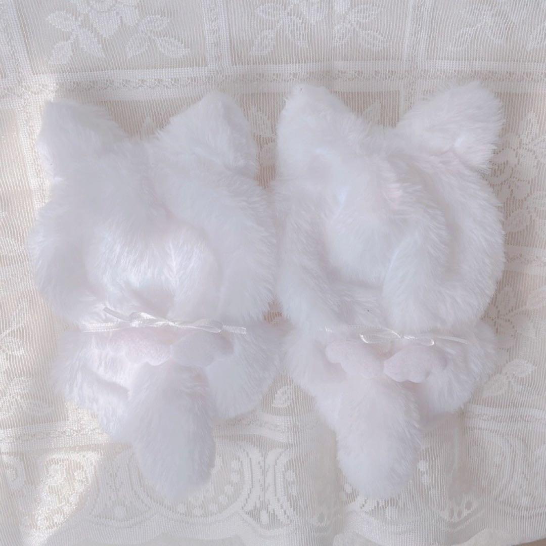 b121 ぬい服 12cm ちびぐるみ 着ぐるみ 天使 ギャルズ ねこセット