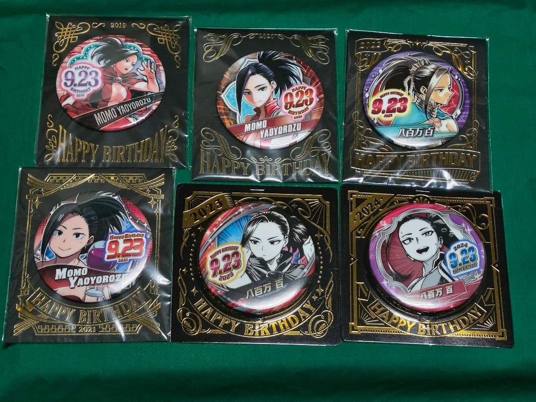 僕のヒーローアカデミア バースデイ缶バッジ 名場面ジオラマフィギュア 八百万百
