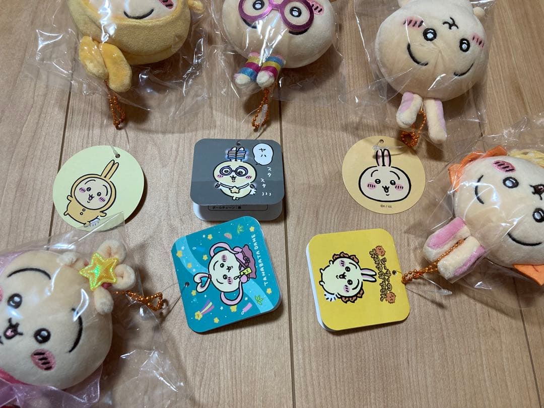 ちいかわ うさぎ まとめ売り５点＋ロリポップチャーム 黒猫