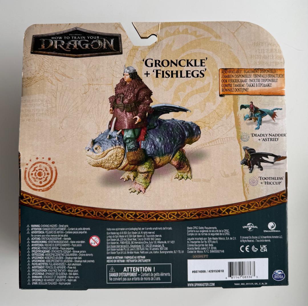ヒックとドラゴン フィギュア グロンクル ( ミートラグ ) & フィッシュ