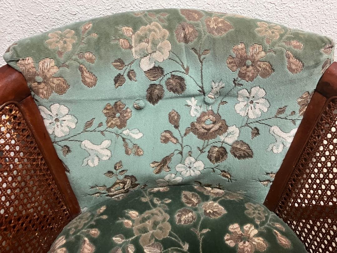 希少品　三越家具ブルージュ　クラシックヴィンテージアームチェア　1人掛けソファ