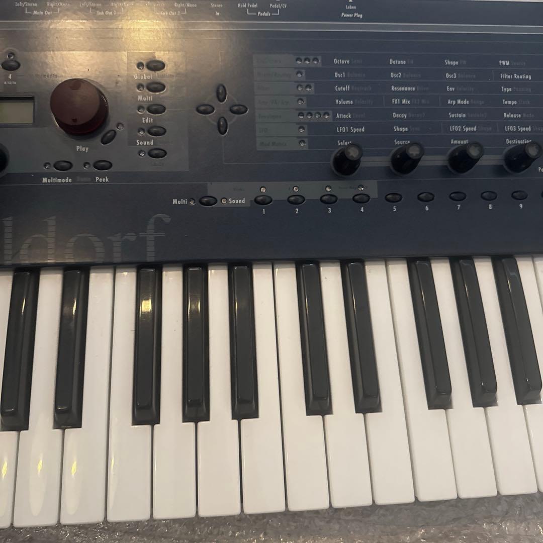 Waldorf microQ keyboard 動作確認済