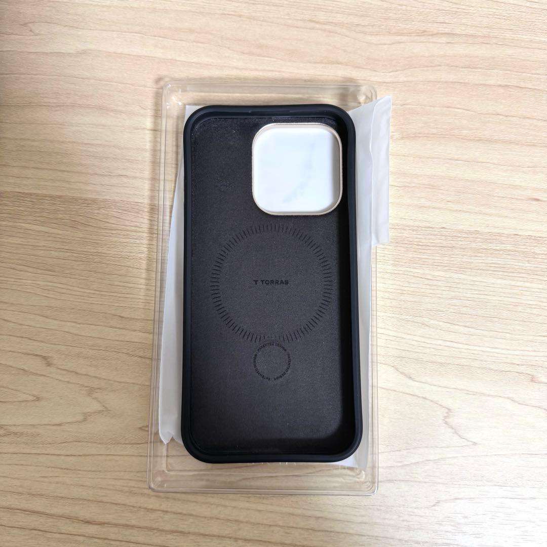 TORRAS iPhone 15 Pro ケース　レザートーン こくよう