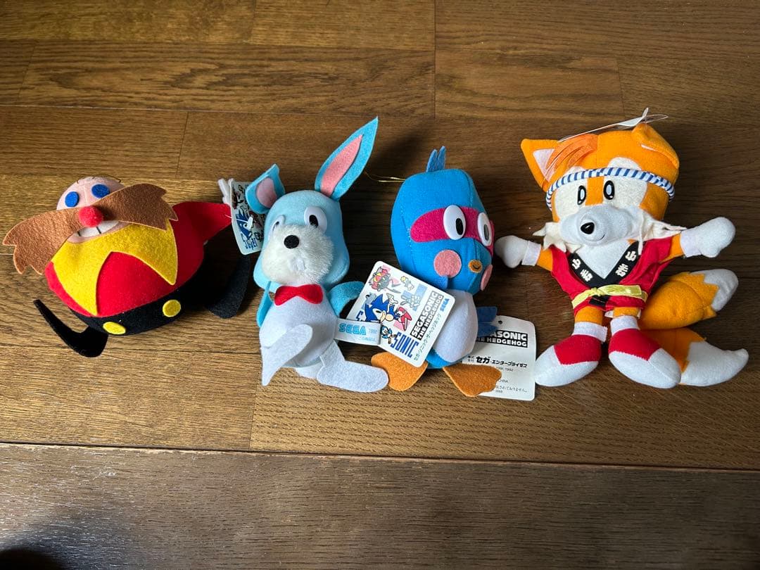 ソニック・ザ・ヘッジホッグ ぬいぐるみ7体 UFOキャッチャー SEGA 非売品