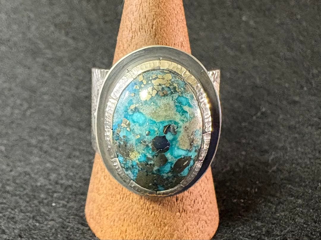 パージャンターコイズのハンドメイドリング