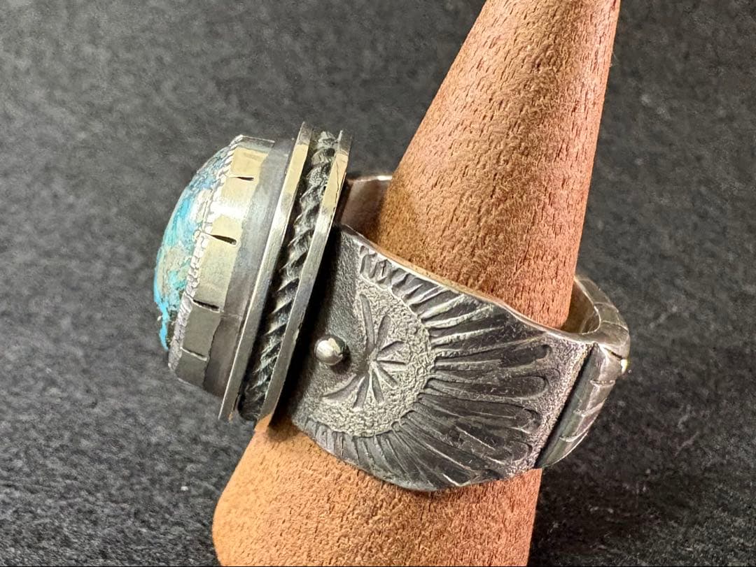 パージャンターコイズのハンドメイドリング