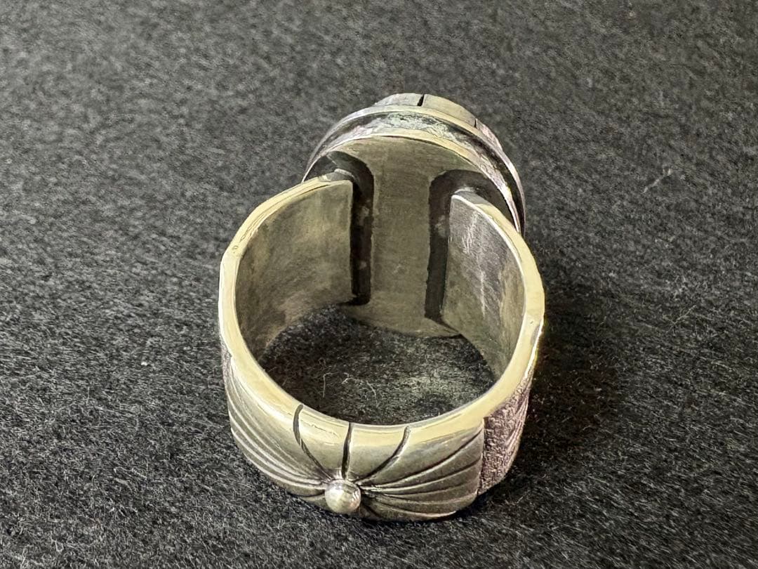 パージャンターコイズのハンドメイドリング