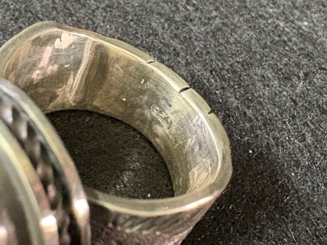 パージャンターコイズのハンドメイドリング