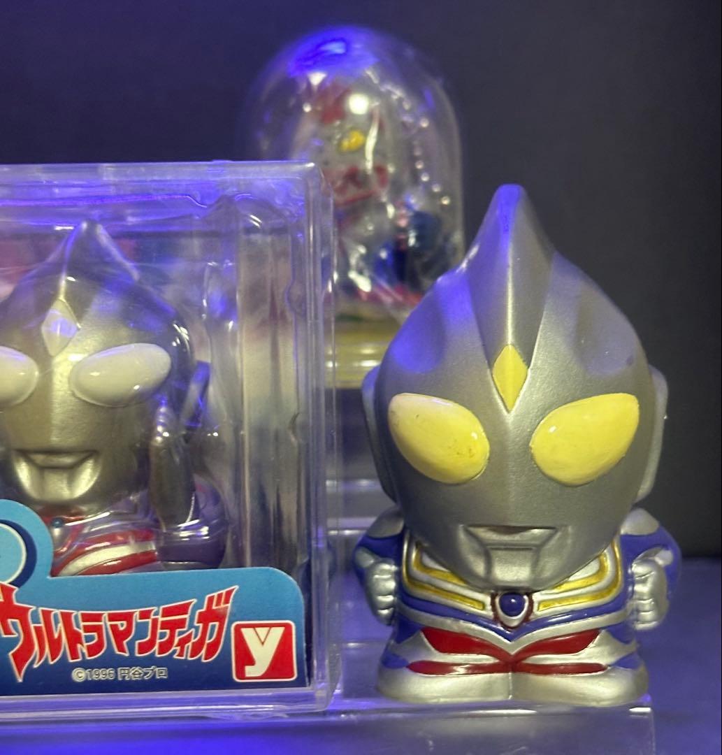【激レア】ガチャ王景品ウルトラマンティガ /キーホルダー/貯金箱/くるっぴー