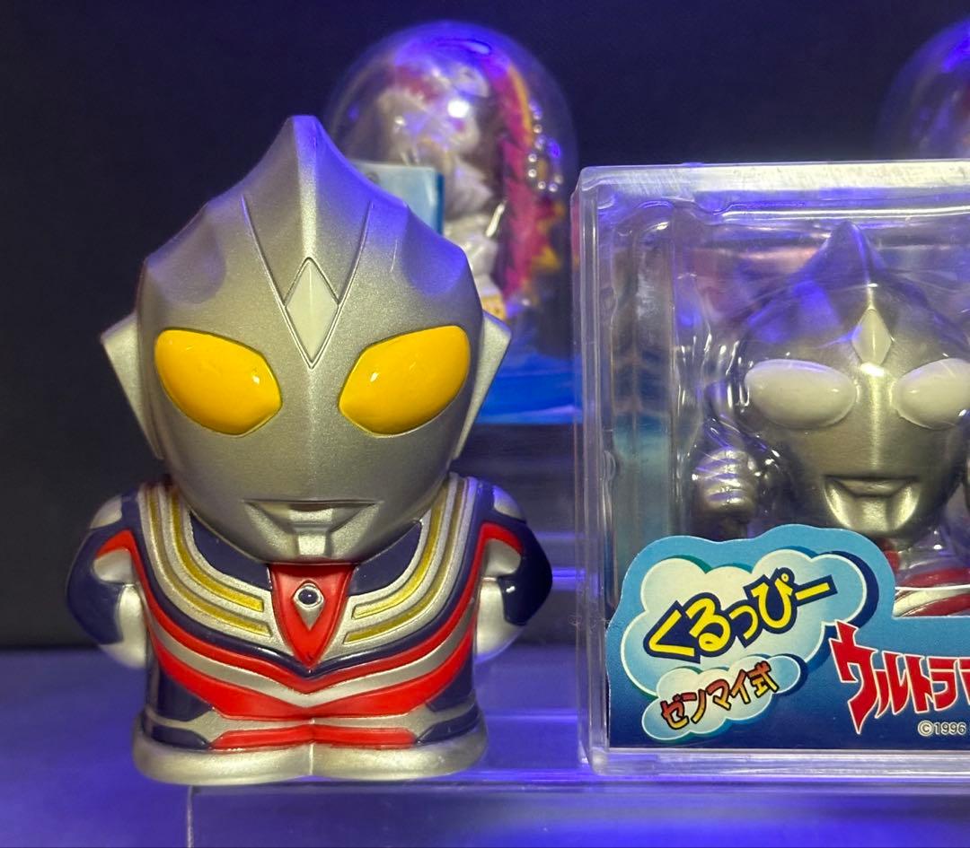 【激レア】ガチャ王景品ウルトラマンティガ /キーホルダー/貯金箱/くるっぴー