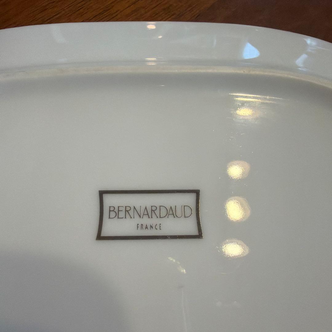 BERNARDAUD エキュム　楕円形皿　✴︎かけあり　補修済