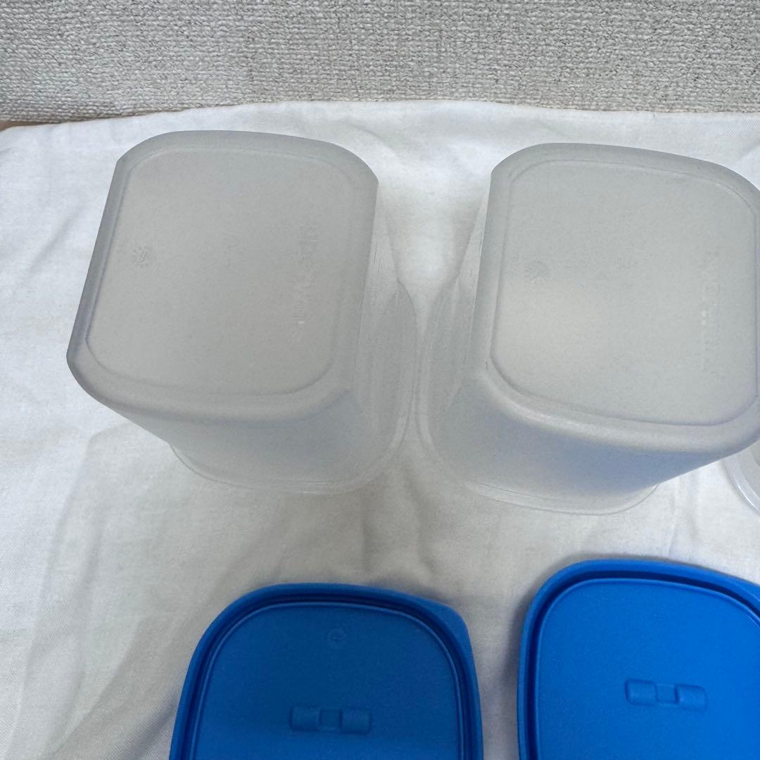 タッパーウェア　スクエア　sライン　1l 4個まとめ売り