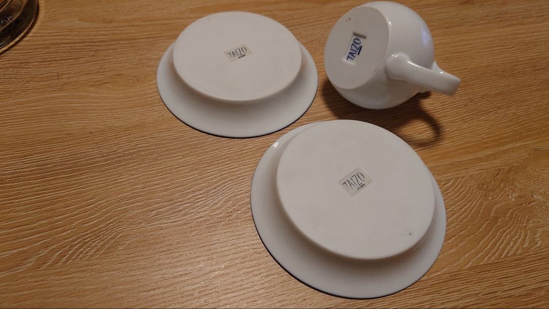 黒田泰蔵 TAIZO 白磁 卓上瓶 1点とお皿 2点