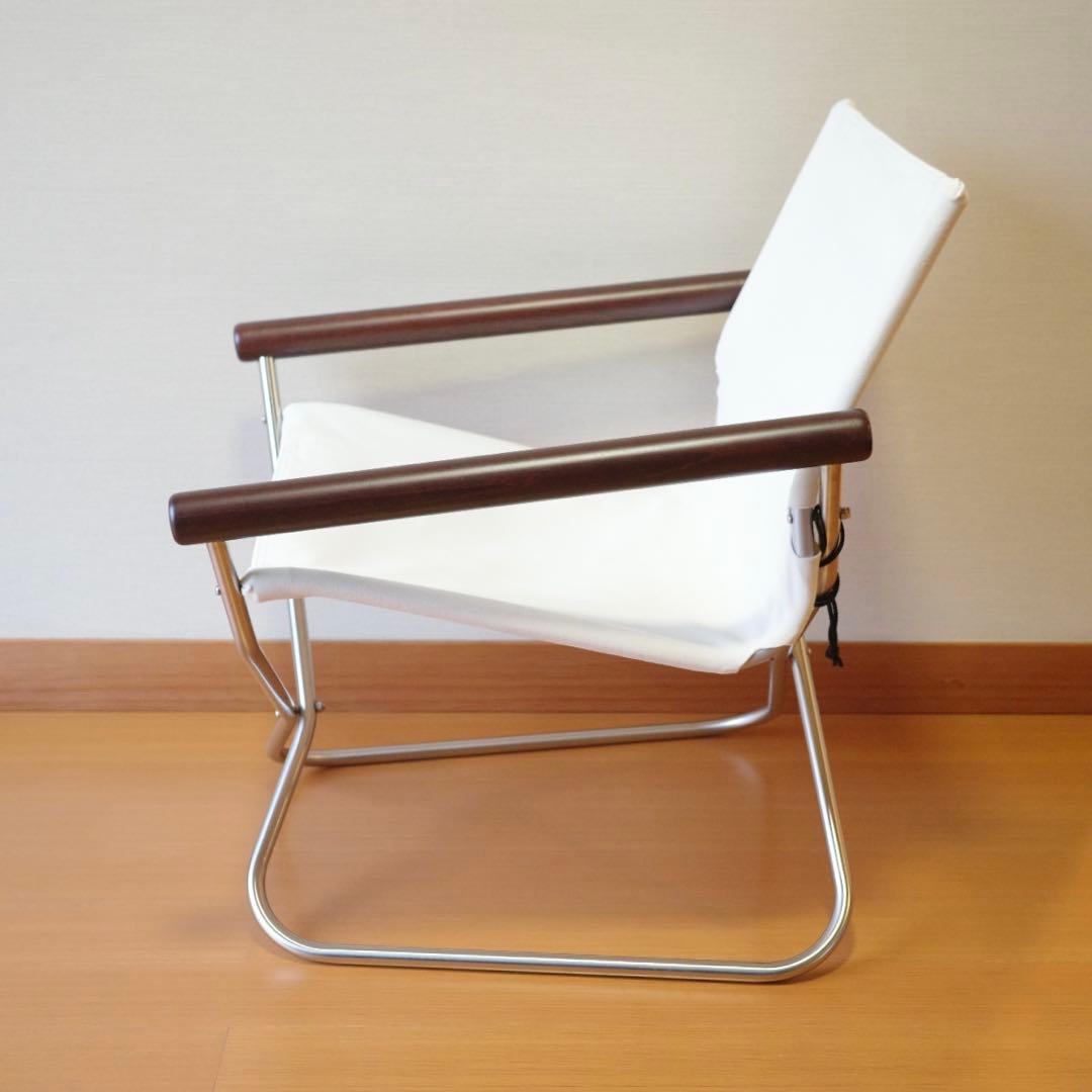 ニーチェアエックス80　ダークブラウン／ホワイト