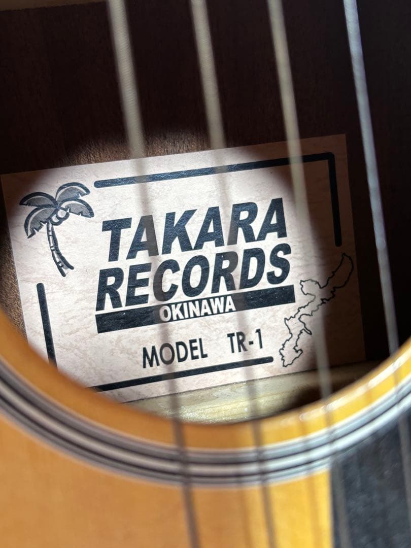 TAKARA アコースティックギター MODEL TR-1 ケース付き