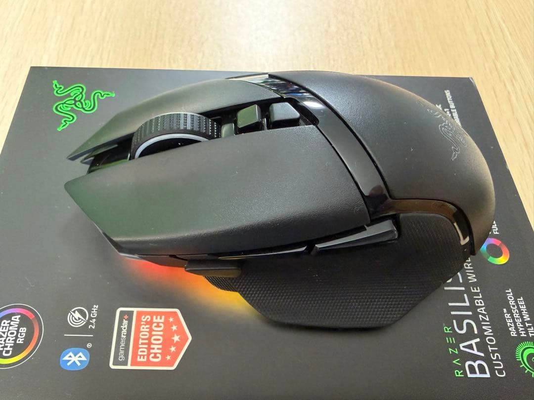 マウス・トラックボール RazerBasiliskV3Pro + RazerMOUSEDOCKPRO