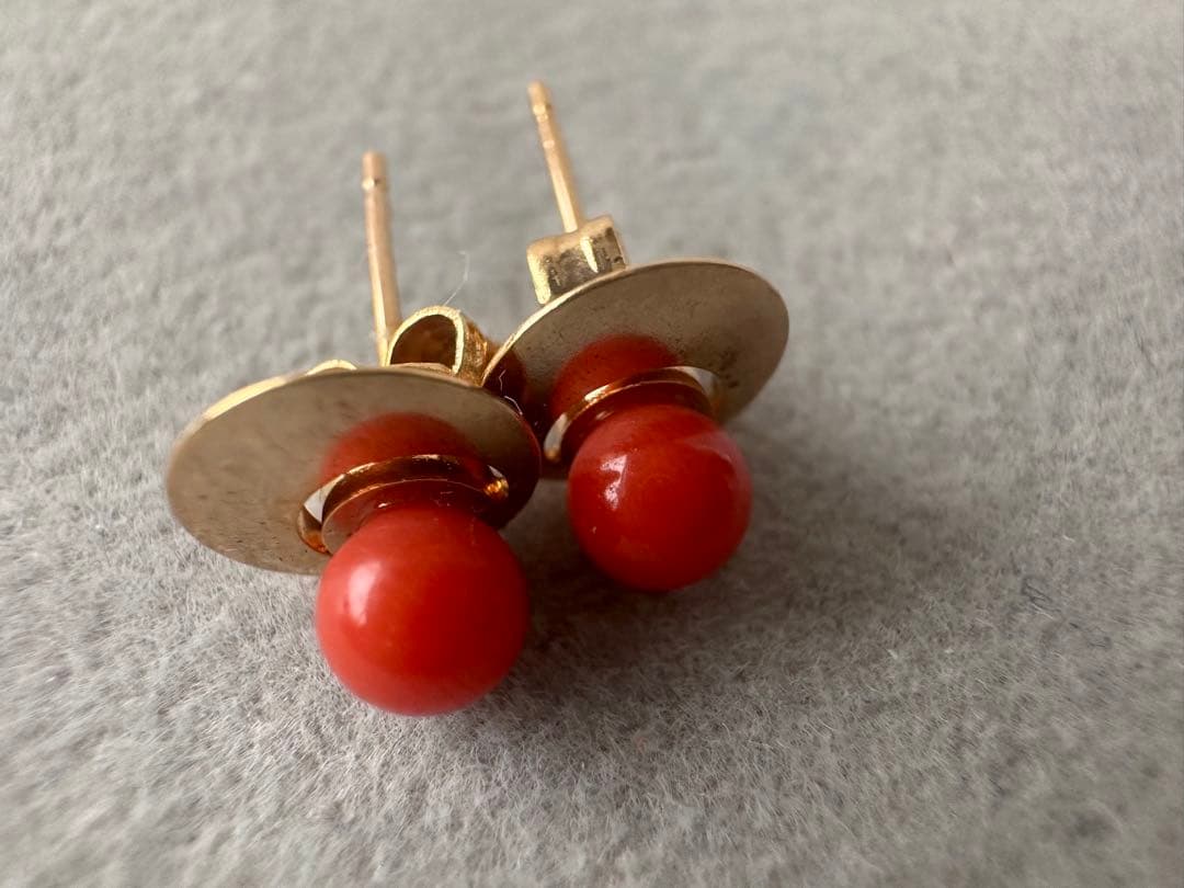 本珊瑚　サンコ　ピアス　イヤリング　指輪　まとめ　ヴィンテージ　アクセサリー