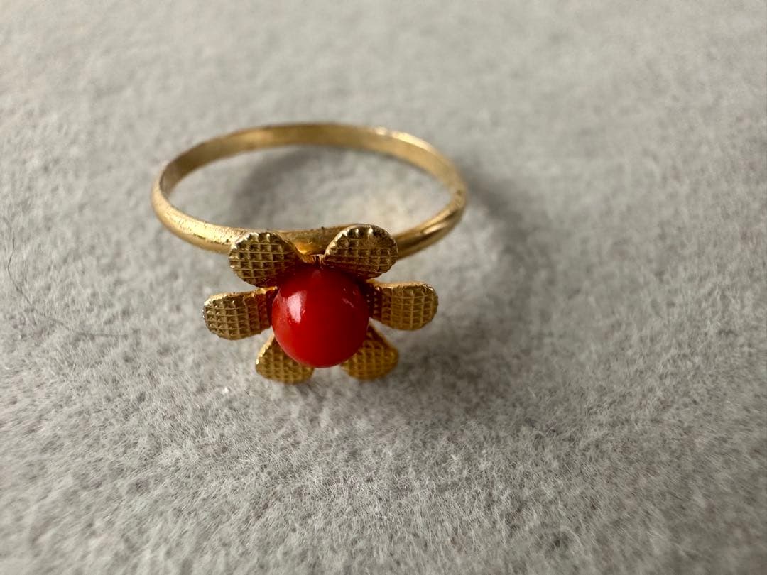 本珊瑚　サンコ　ピアス　イヤリング　指輪　まとめ　ヴィンテージ　アクセサリー